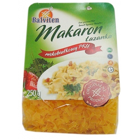 Makaron łazanki niskobiałkowy PKU 250g