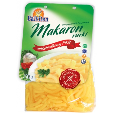 Makaron rurki niskobiałkowy PKU 250g