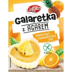 Galaretka o smaku ananasowo-pomarańczowym z agarem w proszku Celiko 45 g