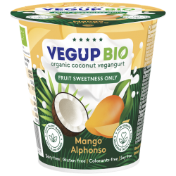 PLANTON VeganUP BIO Jogurt Kokosowy MANGO ALFONSO