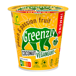 GREENZLY Jogurt kokosowy BRZOSKWINIA-MARAKUJA 130g