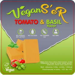 VeganS'eR Pomidor Bazylia (w plastrach) 200g