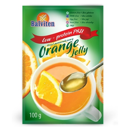 Kisiel pomarańczowy GF 100g