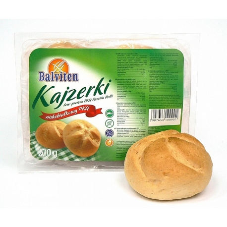Bułki kajzerki niskobiałkowe PKU 200g 